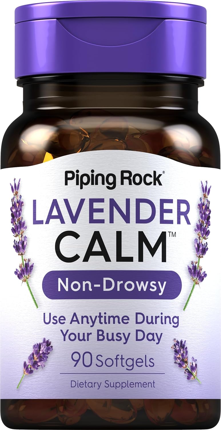 Piping Rock Lavender Calm Pills - 90 Softgels - görsel 1