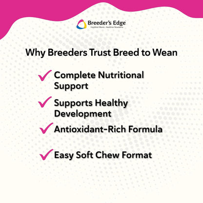 Breeder’s Edge Breed to Wean, Prenatal and Postnatal Multivitamin for Dogs & Cats, 100ct – Image 5