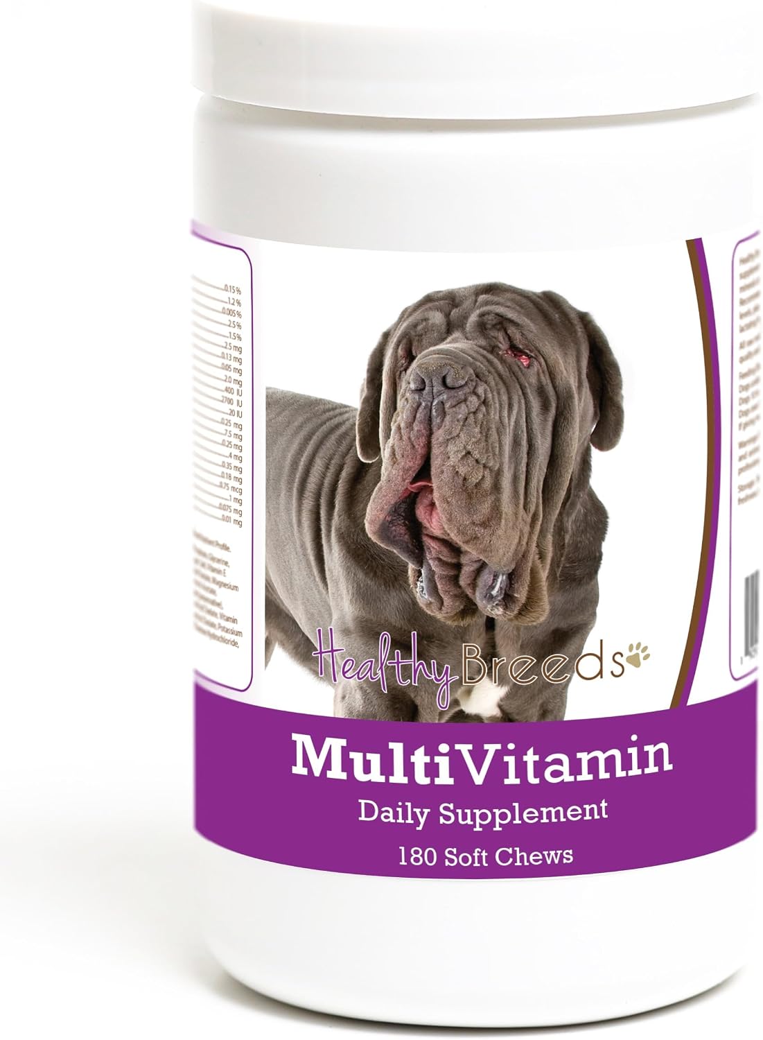 Healthy Breeds Neapolitan Mastiff Multivitamin Soft Chew for Dogs 180 Count - görsel 1