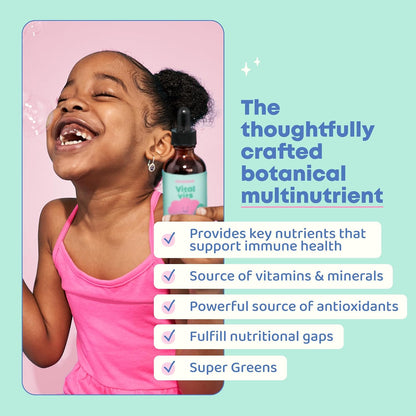 JoySpring Vital Vits - Children's Liquid Multivitamin - Natural Flavour - 30 ml (30 Servings)