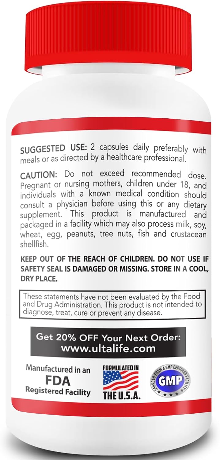 ULTALIFE URIC GO Uric Acid Support Supplement with Chanca Piedra and Tart Cherry - 60 Capsules - görsel 8