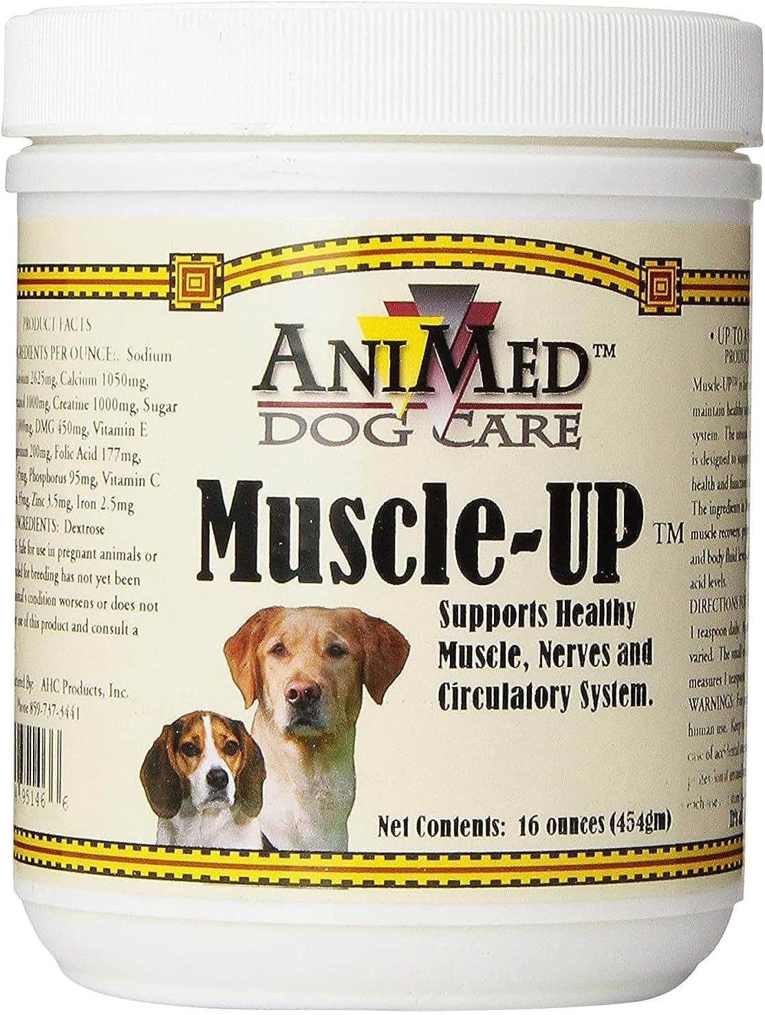 AHC Products Muscle Up Powder for Dogs, 454g - görsel 1