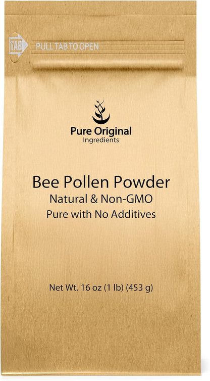 PURE ORIGINAL INGREDIENTS Bee Pollen, 113g, No Fillers, Undiluted Pure Supplement
