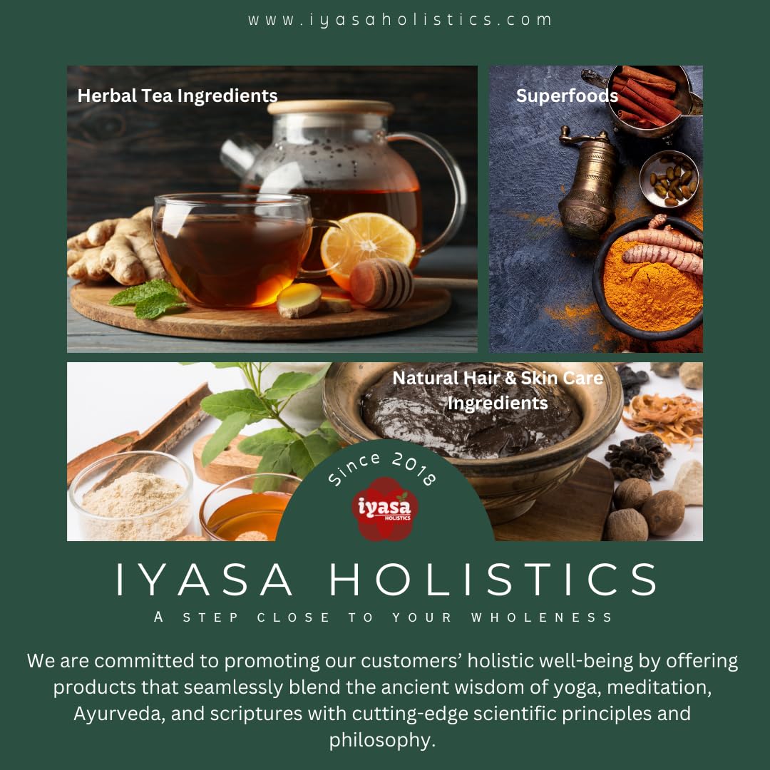 Iyasa Holistics Organic Amla Powder 454g (16 oz) - USDA Certified Organic Indian Gooseberry Superfood - görsel 4