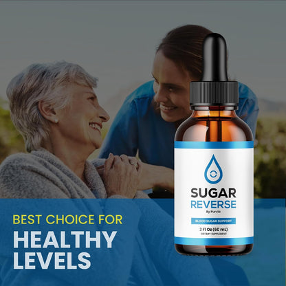 Purvia Sugar Reverse Drops – Advanced Formula Liquid Food Supplement with Chromium