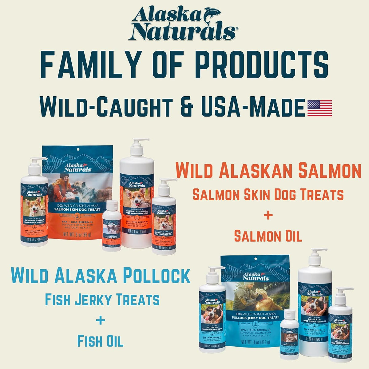 Alaska Naturals Wild Alaskan Fish Oil Supplement for Dogs - Omega-3 EPA DHA - 946 ml Pump - görsel 7