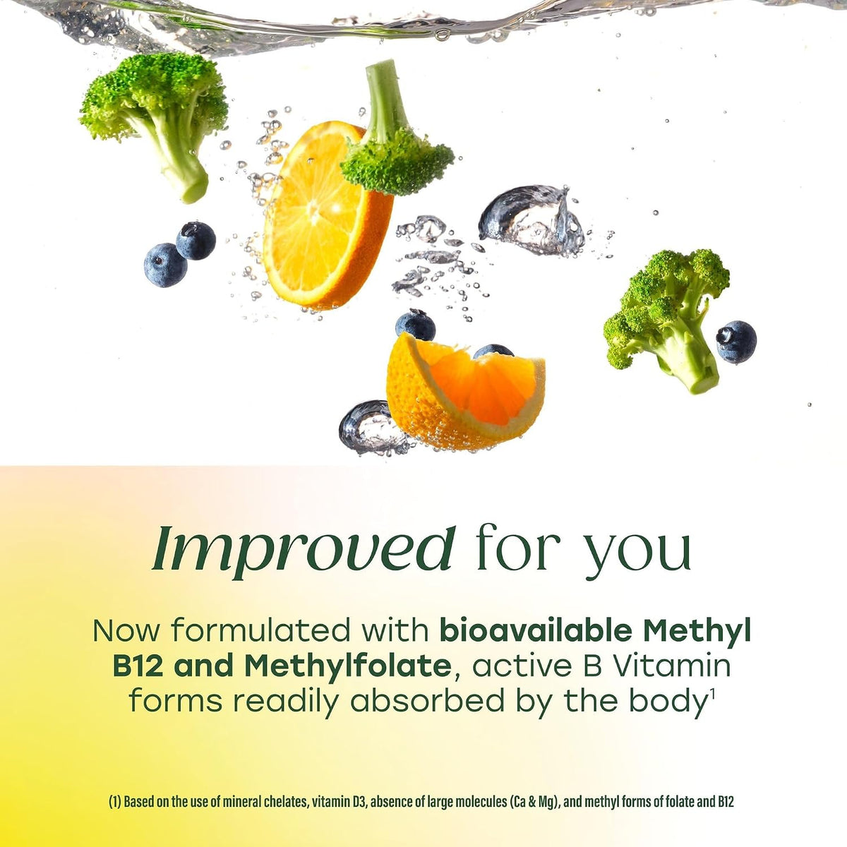 MegaFood Multivitamin for Women 40+ One Daily - with Methylated B12, Methyl Folate, Vitamin D3, C and Zinc - 60 Tablets - görsel 5
