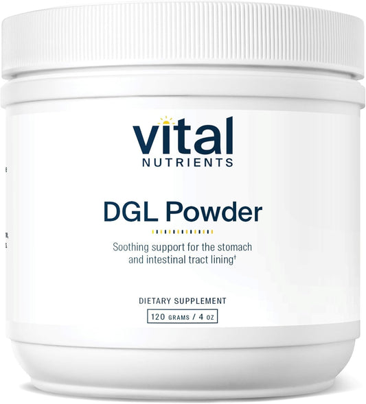 Vital Nutrients DGL Powder - Vegan Deglycyrrhizinated Liquorice Root Extract, 120g