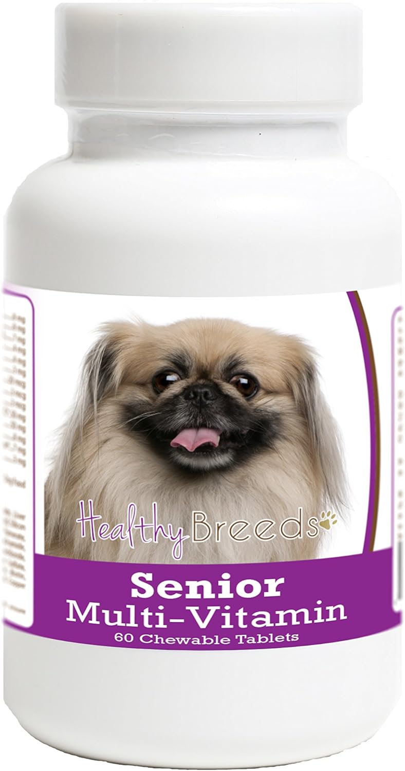Healthy Breeds Pekingese Senior Dog Multivitamin Tablets 60 Count - görsel 1