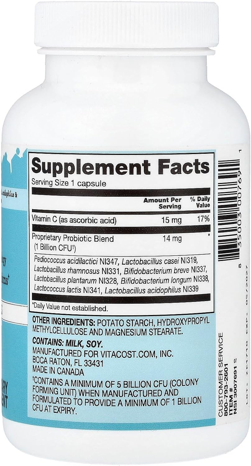 Vitacost Probiotic 8-5, 120 Capsules - görsel 2