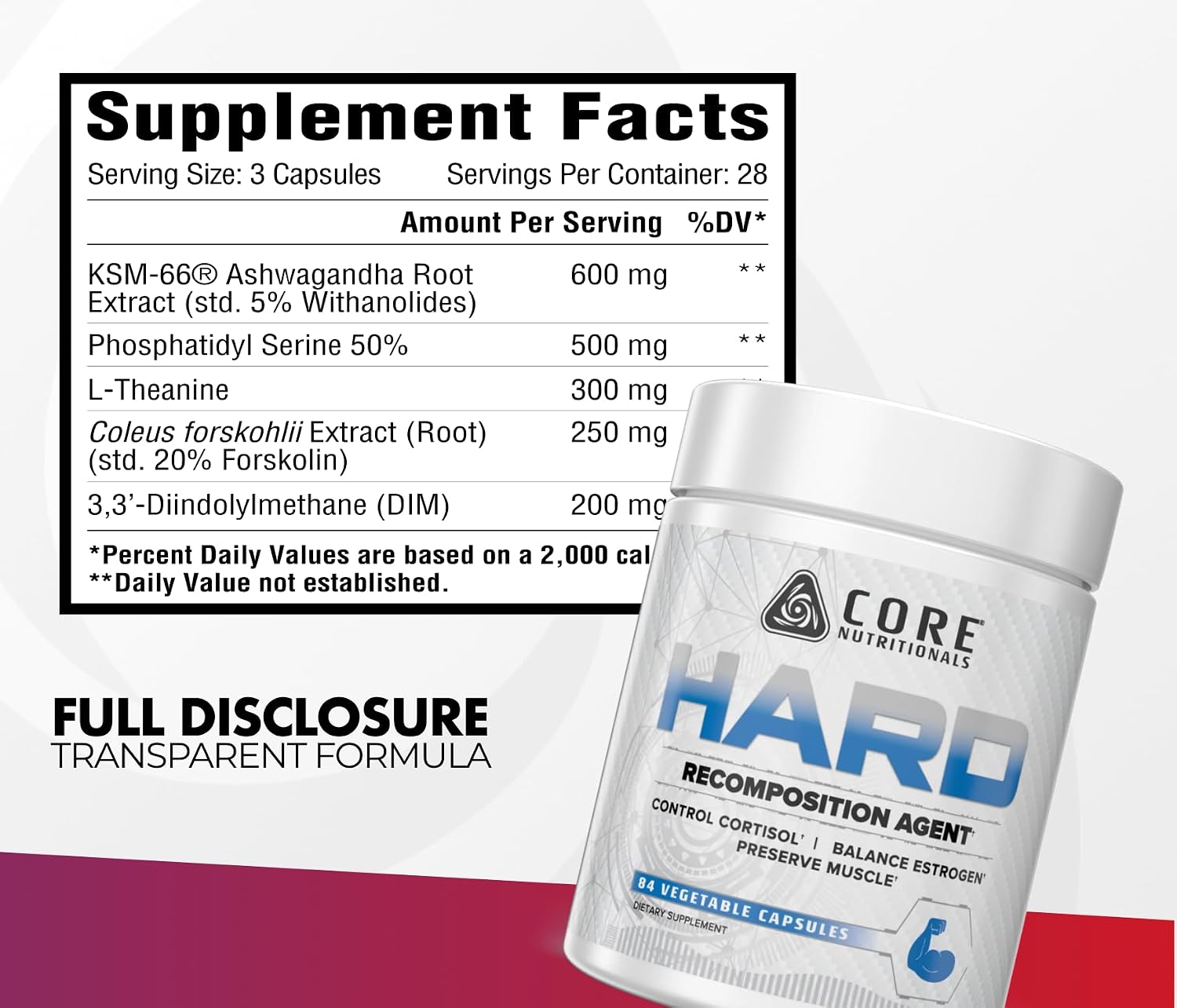 Core Nutritionals Hard Recomposition & Hardening Agent - görsel 2