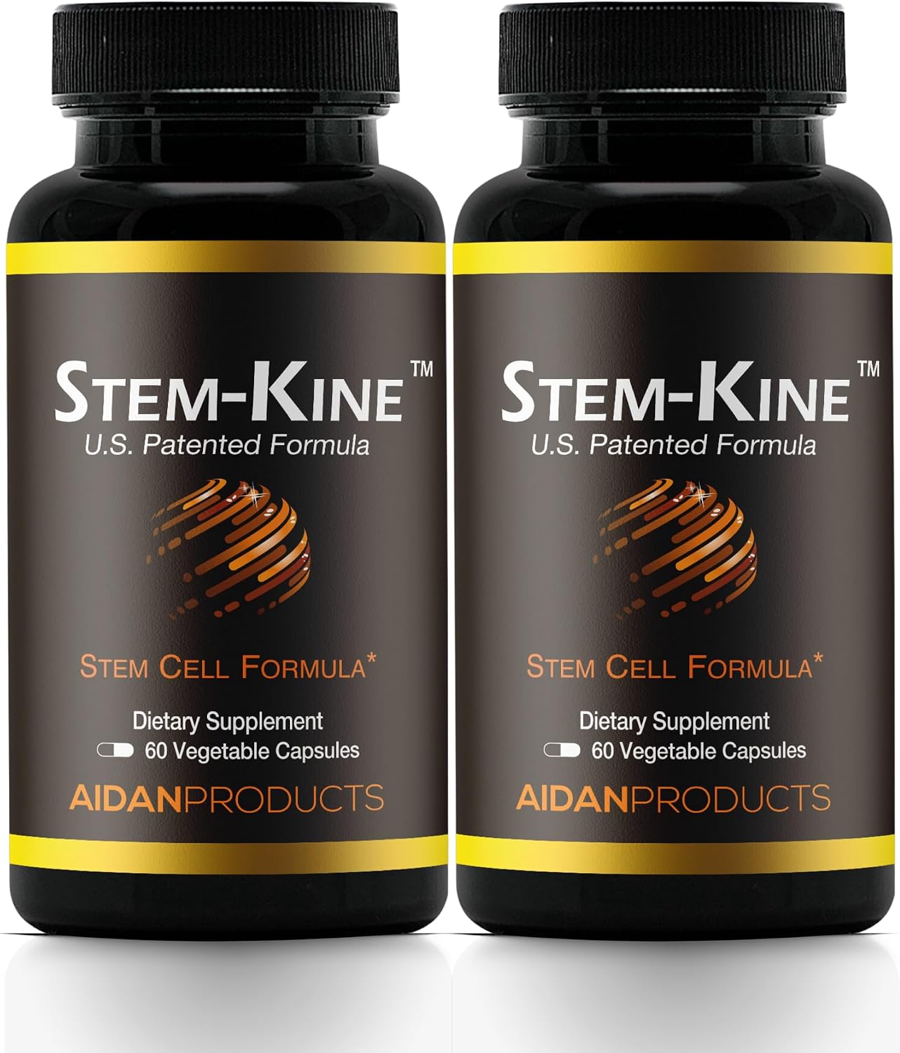 Stem-Kine Stem Cell Food Supplement – Supports Circulating Stem Cells (2-Pack, 60 Capsules Each) - görsel 1