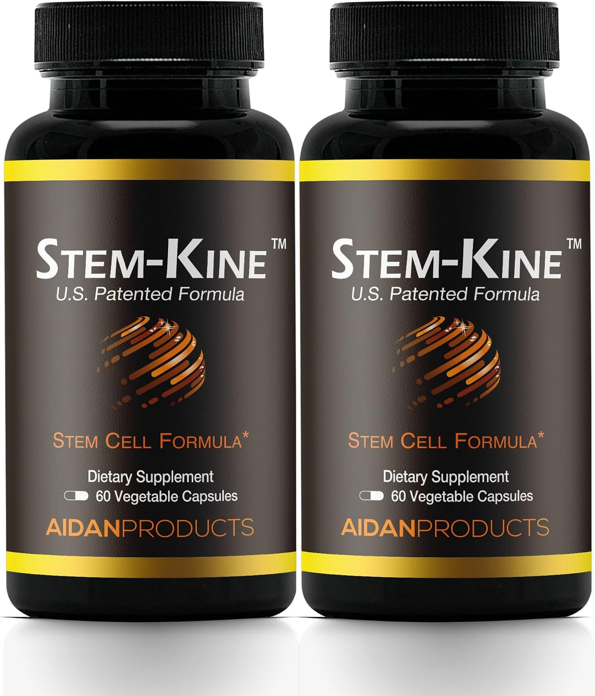 Stem-Kine Stem Cell Food Supplement – Supports Circulating Stem Cells (2-Pack, 60 Capsules Each) - görsel 1