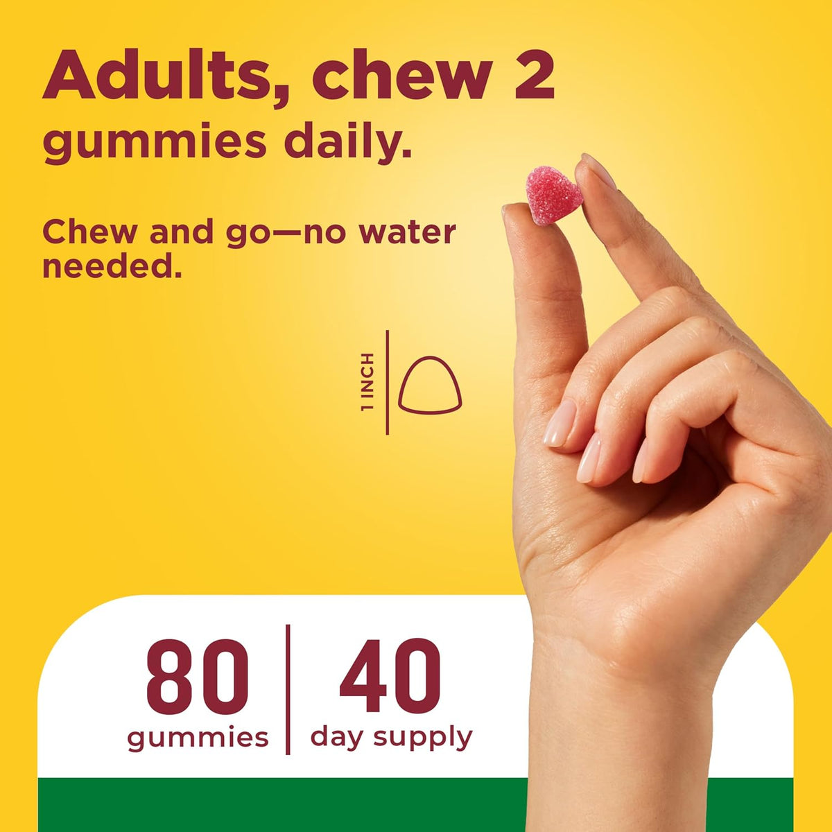 Nature Made Multivitamin + Omega-3 Gummies, 80 Count - görsel 6