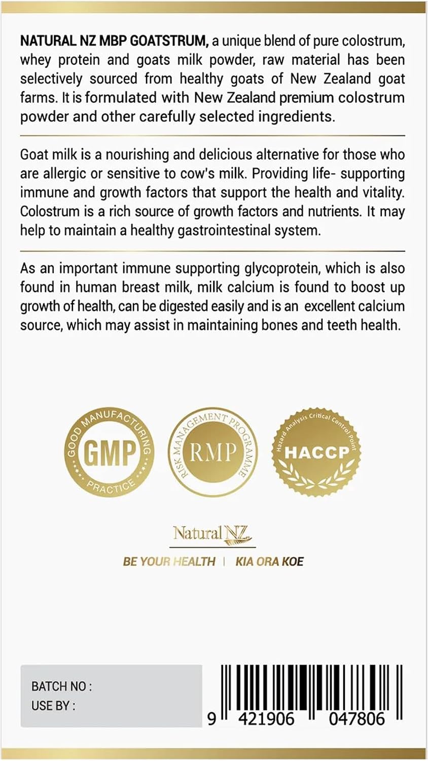 Natural NZ MBP Goatstrum 200 Tablets (3-Pack) - görsel 3