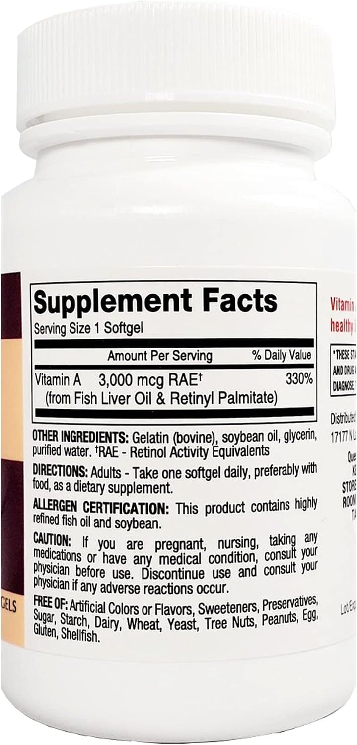 Major Vitamin A Capsules, 100 Softgels - görsel 3