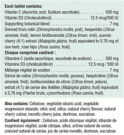 Vitamin C & D - 500 mg - 75 Tablets