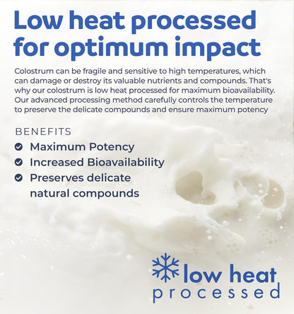 Bovine Colostrum for Women – 1,000 mg per Serving with 30% IgG Immunoglobulins