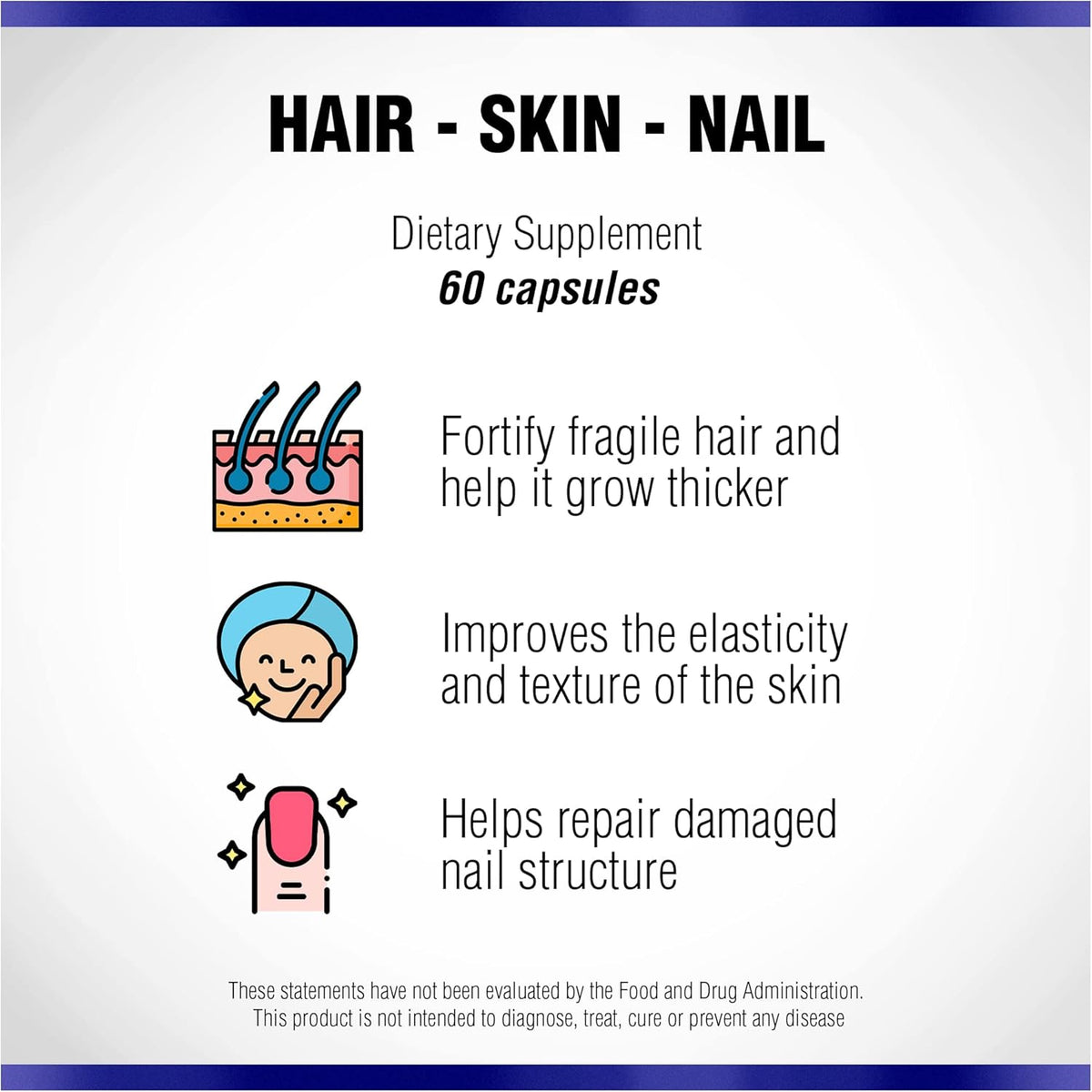Natural Systems Hair Skin and Nails Supplement - 60 Capsules - UK - görsel 4