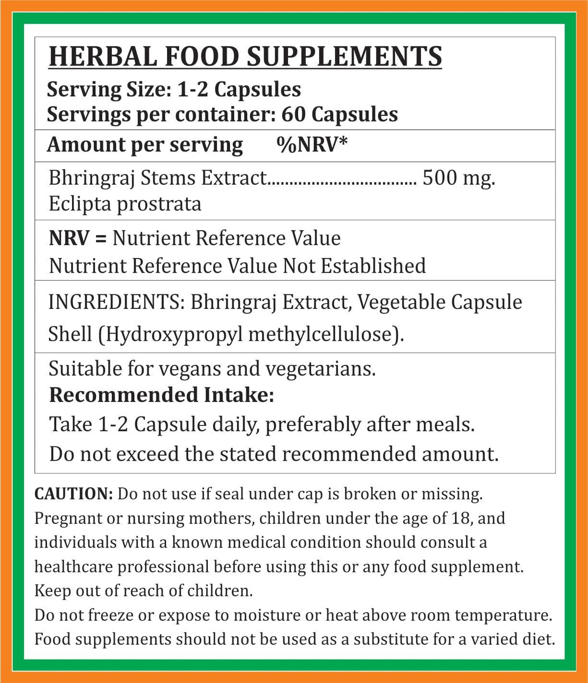 Bhringraj Capsules 500 mg, 60 Capsules (Pack of 4) - görsel 6