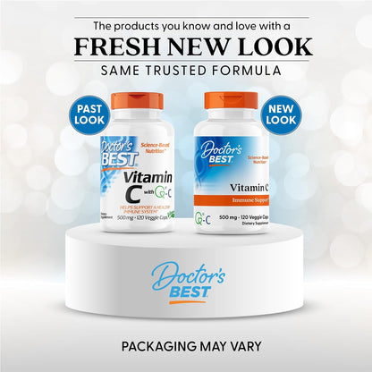 Doctor's Best Vitamin C 500mg, 120 Capsules