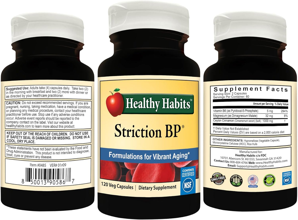 StrictionBP - 120 Vegan Capsules - görsel 2