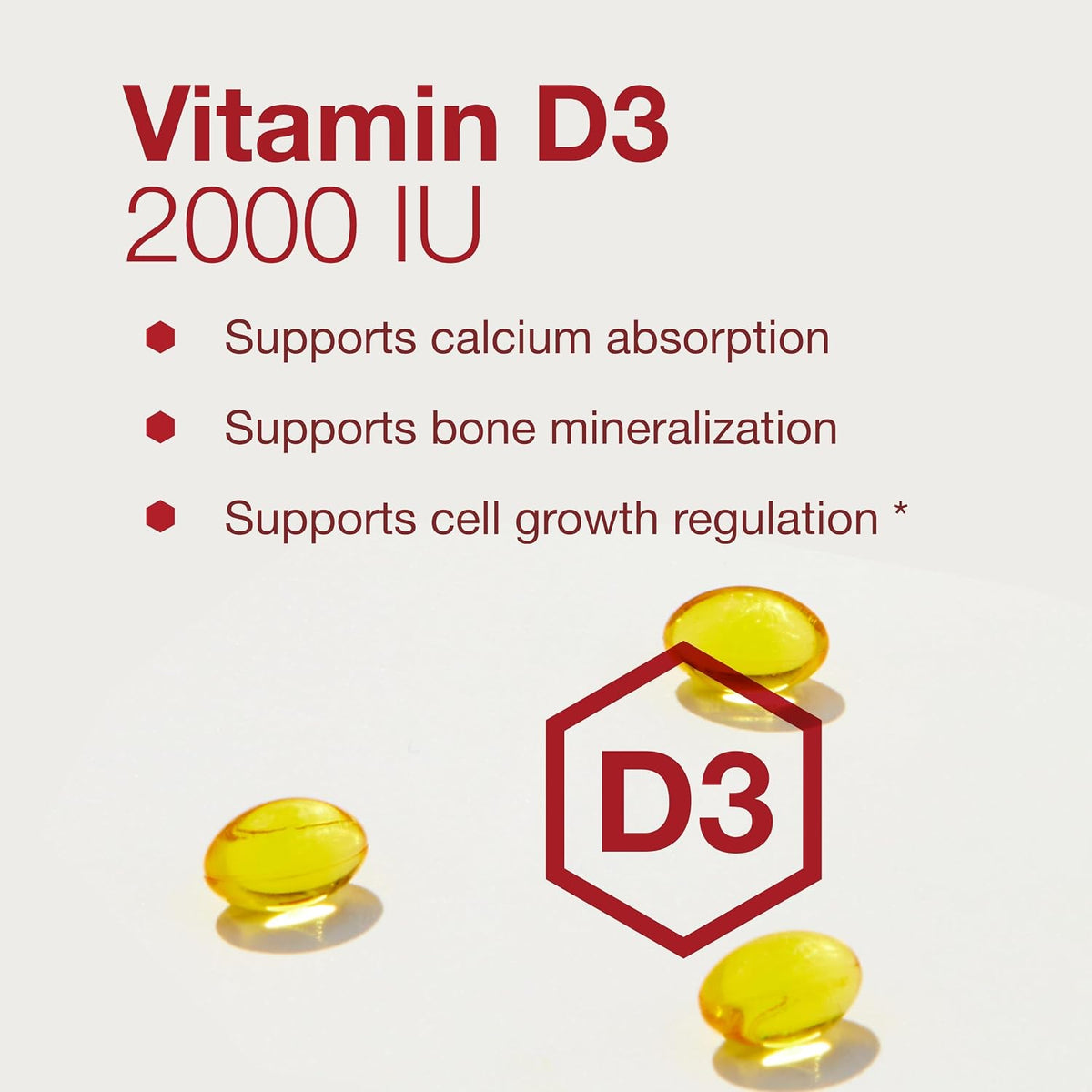 Protocol for Life Balance Vitamin D3 2,000 IU - Immune Support, Healthy Bones and Teeth - 120 Softgels - görsel 4
