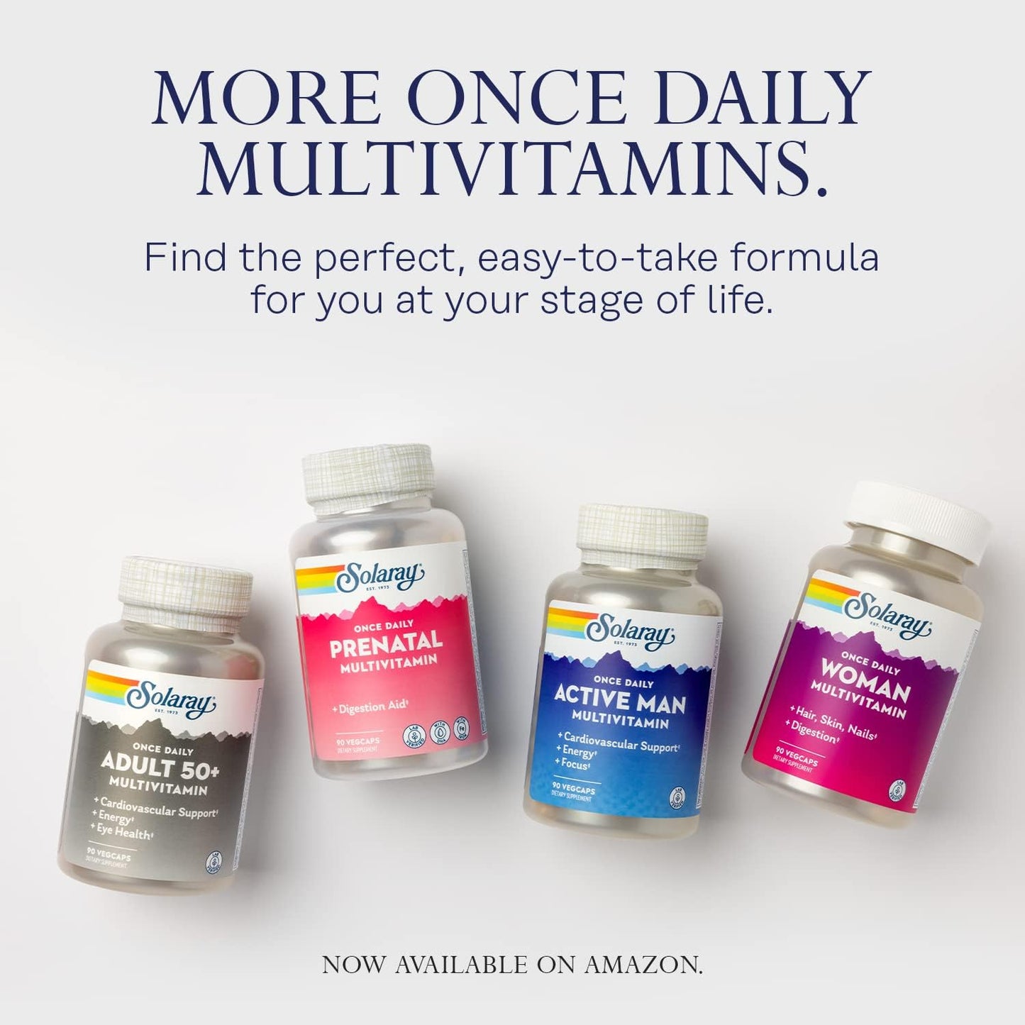 SOLARAY Once Daily Active Man Multivitamin - Cellular Energy and Immune Support Food Supplement with Vitamin D, C, B12, Zinc, Lutein, Digestive Enzymes, 90 VegCaps - görsel 7