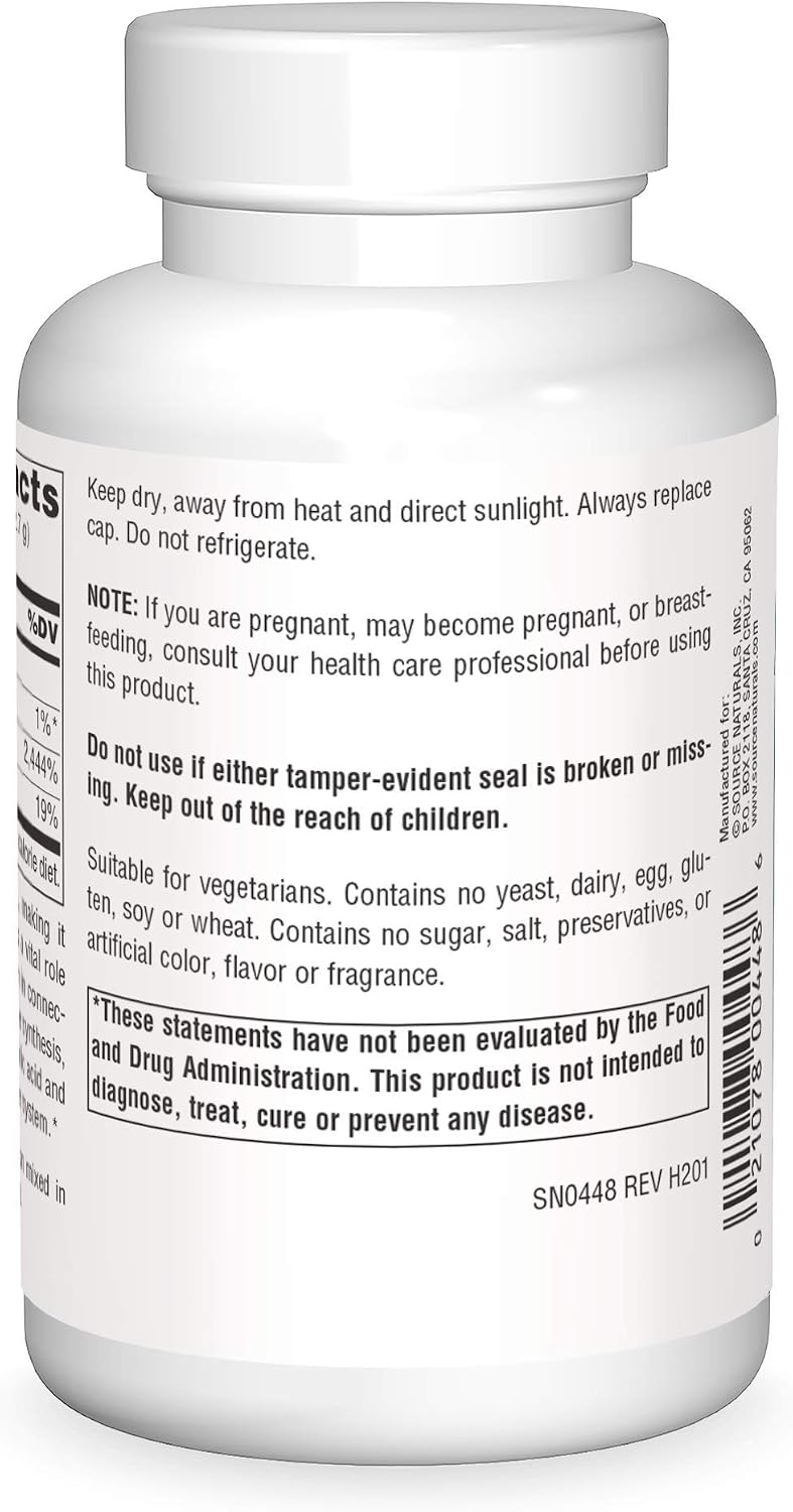Source Naturals Calcium Ascorbate, Vitamin C Crystals - 227 g - görsel 2