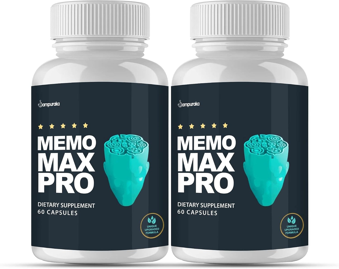 Memo Max Pro Advanced Formula Food Supplement 2 Pack (60-Day Supply) - görsel 1