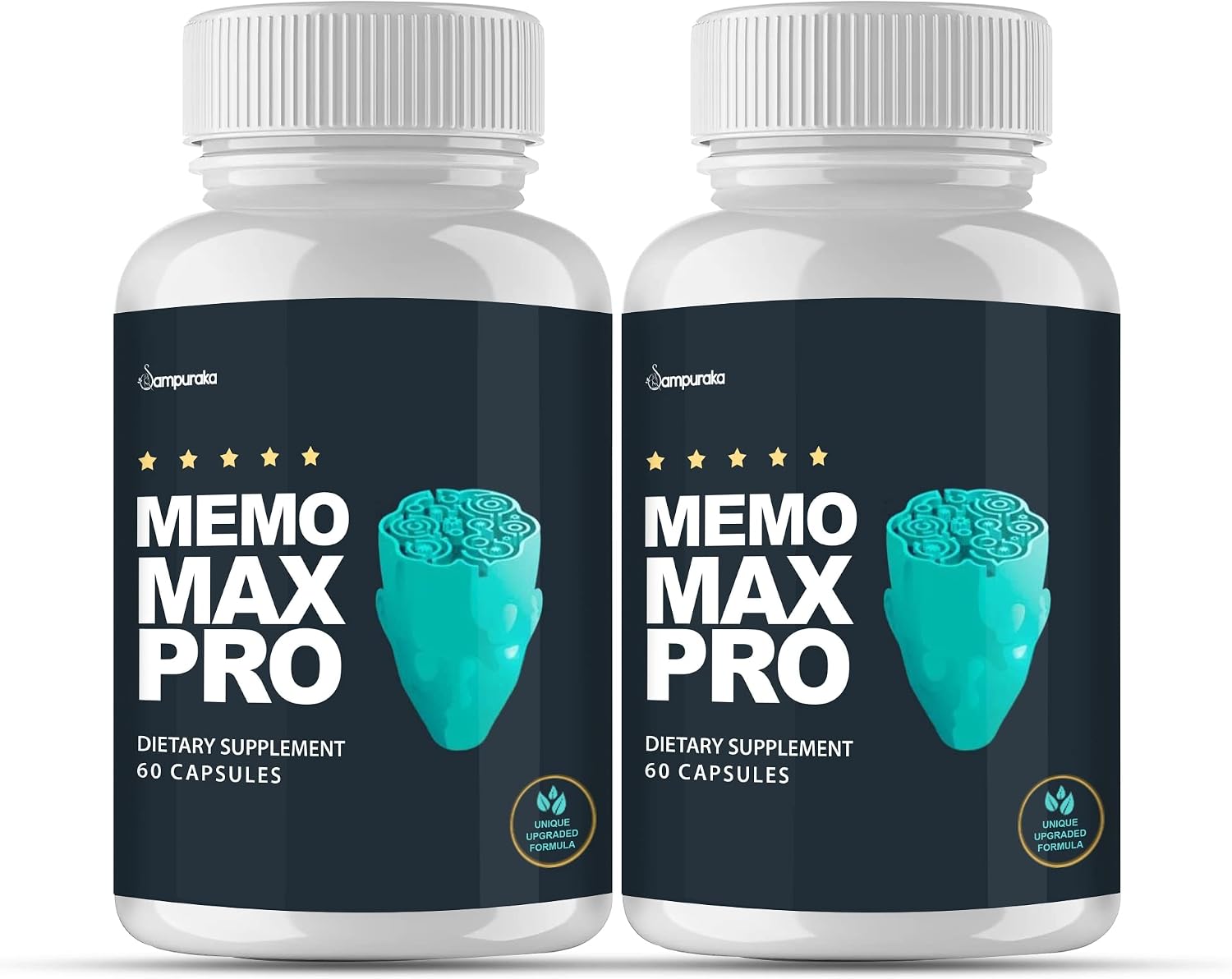 Memo Max Pro Advanced Formula Food Supplement 2 Pack (60-Day Supply) - görsel 1