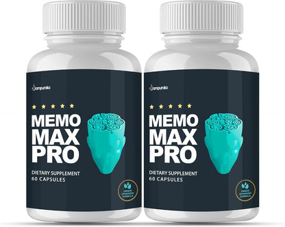 Memo Max Pro Advanced Formula Food Supplement 2 Pack (60-Day Supply)