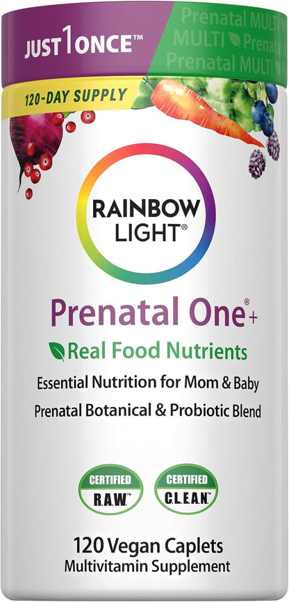 Rainbow Light High-Potency Prenatal One Multivitamin - 120 Tablets