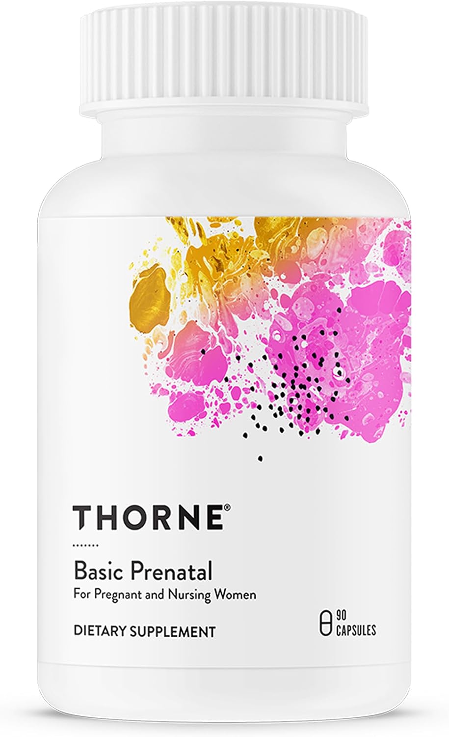 THORNE Basic Prenatal – Active Folate & Choline Antenatal Supplement for Pregnant and Nursing Women - görsel 1