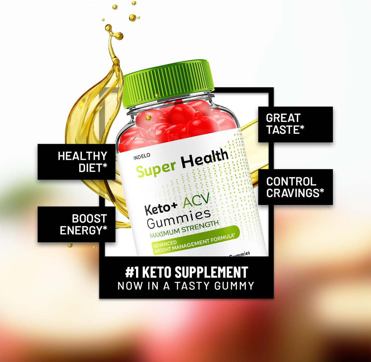 Super Health Keto ACV Gummies Maximum Strength (180 Gummies) - görsel 4