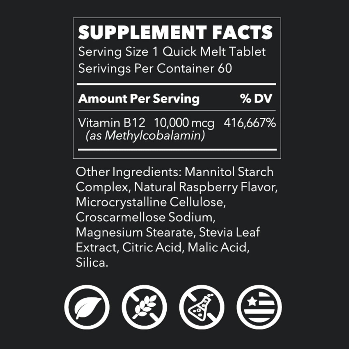 LifeSeasons Essentials Vitamin B12 10,000 – Bioactive methylcobalamin form for enhanced absorption – Image 2