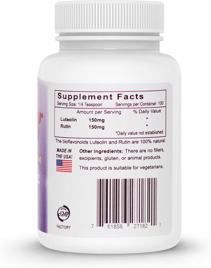 Lutimax Paediatric Powder – Luteolin & Rutin Supplement for Children