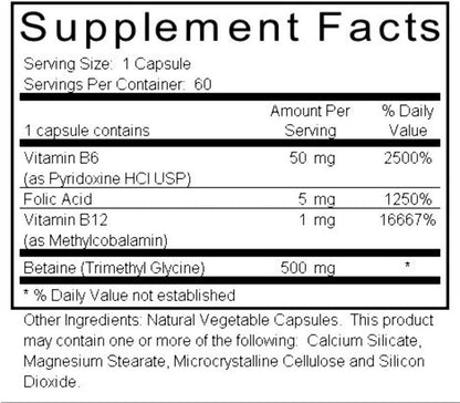 Ortho Molecular Products Cardio B, 60 Capsules