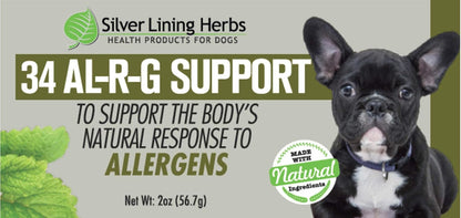 34 Canine Al-R-G - Herbal Allergy Supplement for Dogs