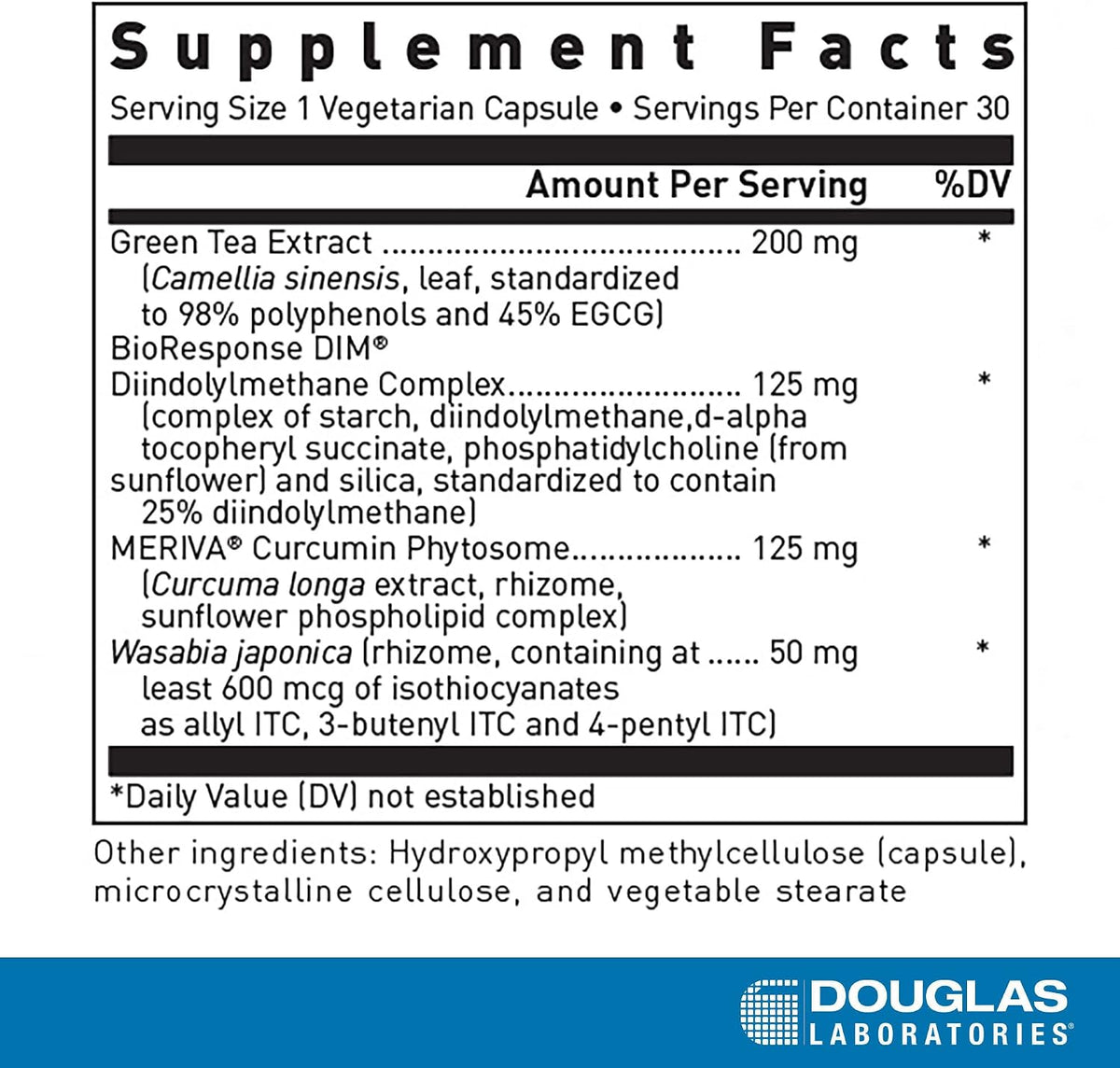 Douglas Laboratories DIM Enhanced – 30 Vegetarian Capsules - görsel 2