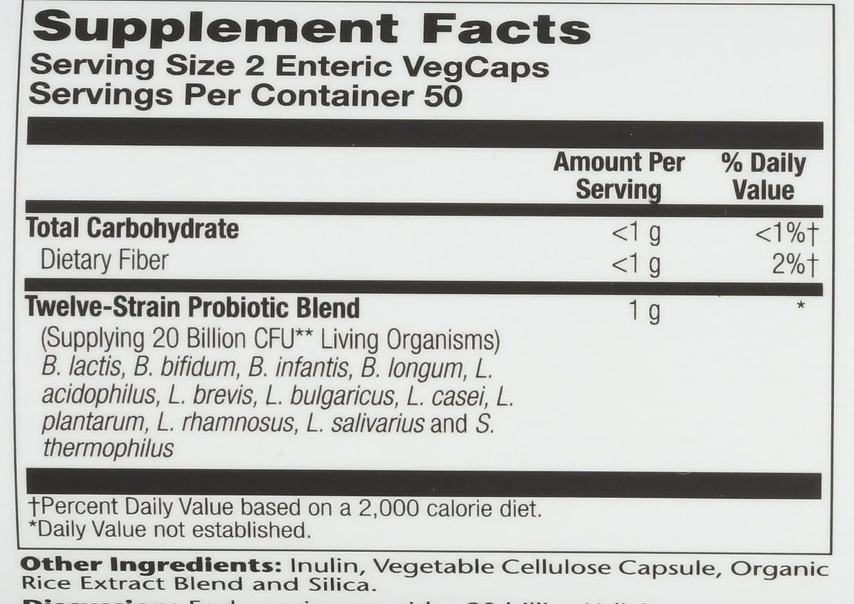 Solaray Multidophilus 12 – 100 Vegetarian Capsules - görsel 4