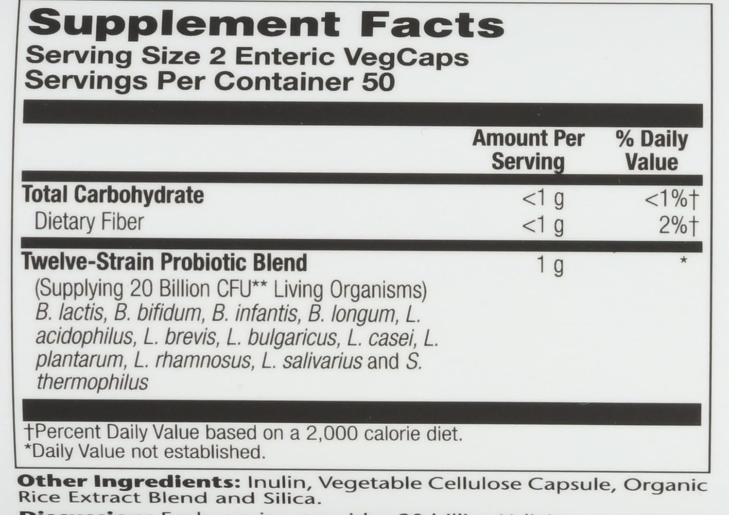 Solaray Multidophilus 12 – 100 Vegetarian Capsules - görsel 4