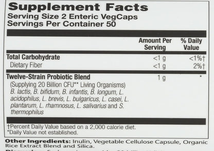 Solaray Multidophilus 12 – 100 Vegetarian Capsules