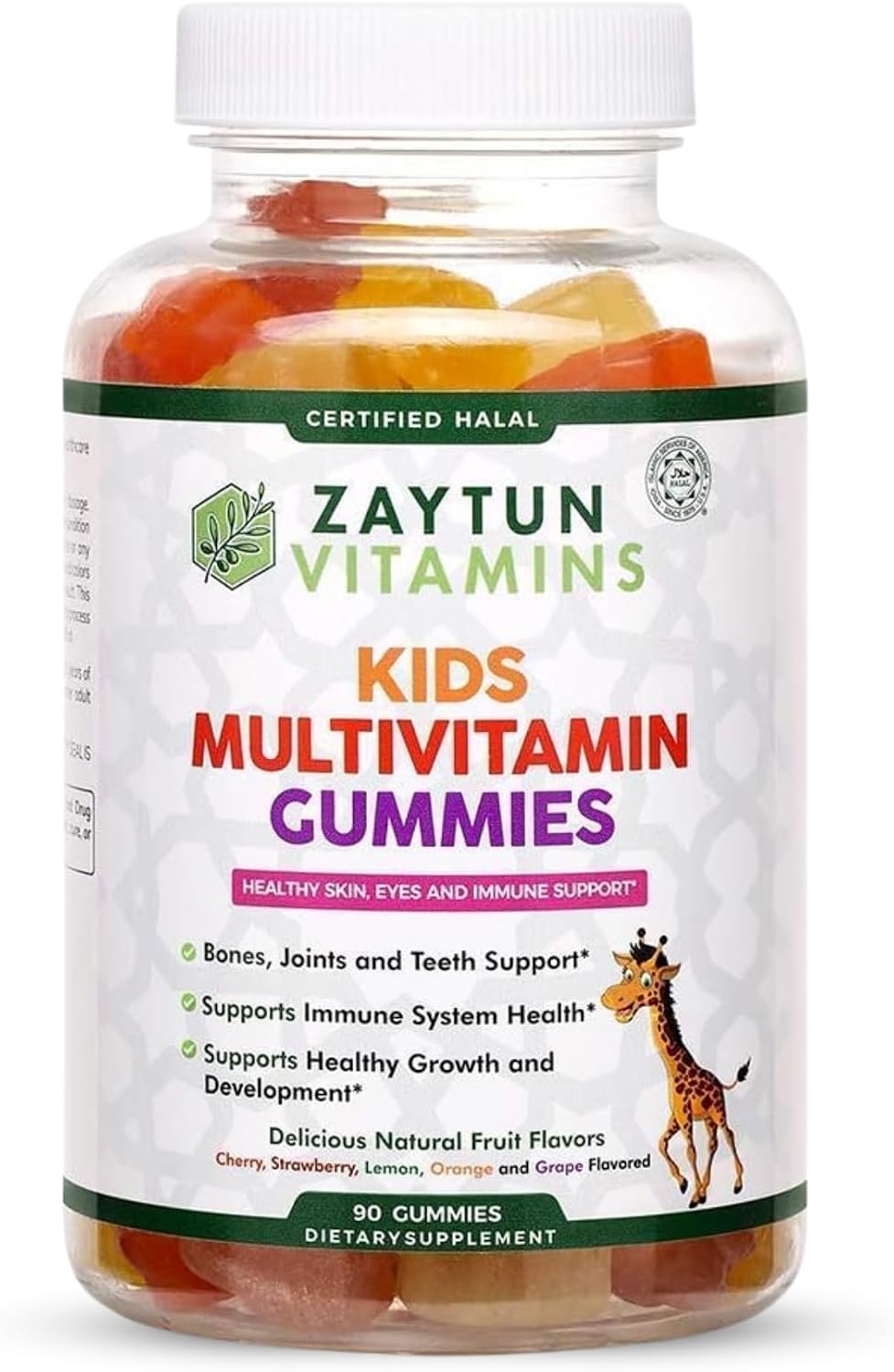 Zaytun Kids Multivitamin Gummies – Halal, Vegetarian, Natural Fruit Flavours - görsel 1