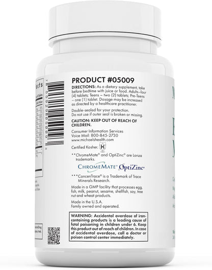 Michael's Health Naturopathic Programmes Essential Minerals - 120 Vegetarian Tablets