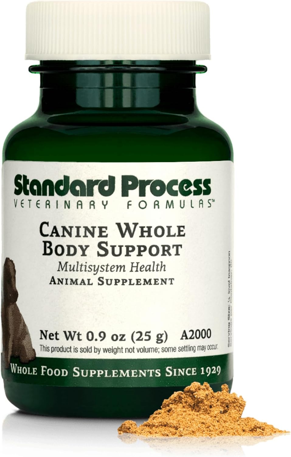 Standard Process Inc. Whole Body Multisystem Support Supplement for Dogs – Nutritional Powder for Daily Health Maintenance – 25 g - görsel 1