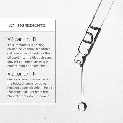 Amy Myers MD Vitamin D3/K2 Liquid – Supports Bone Health, Immune Function and Hormone Balance