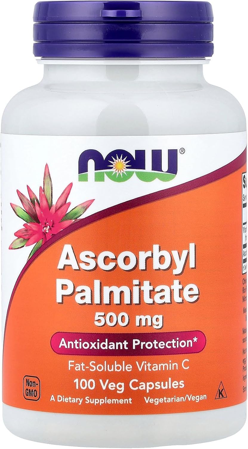 Now Foods, Ascorbyl Palmitate 500 mg, 100 Veg Capsules - görsel 1