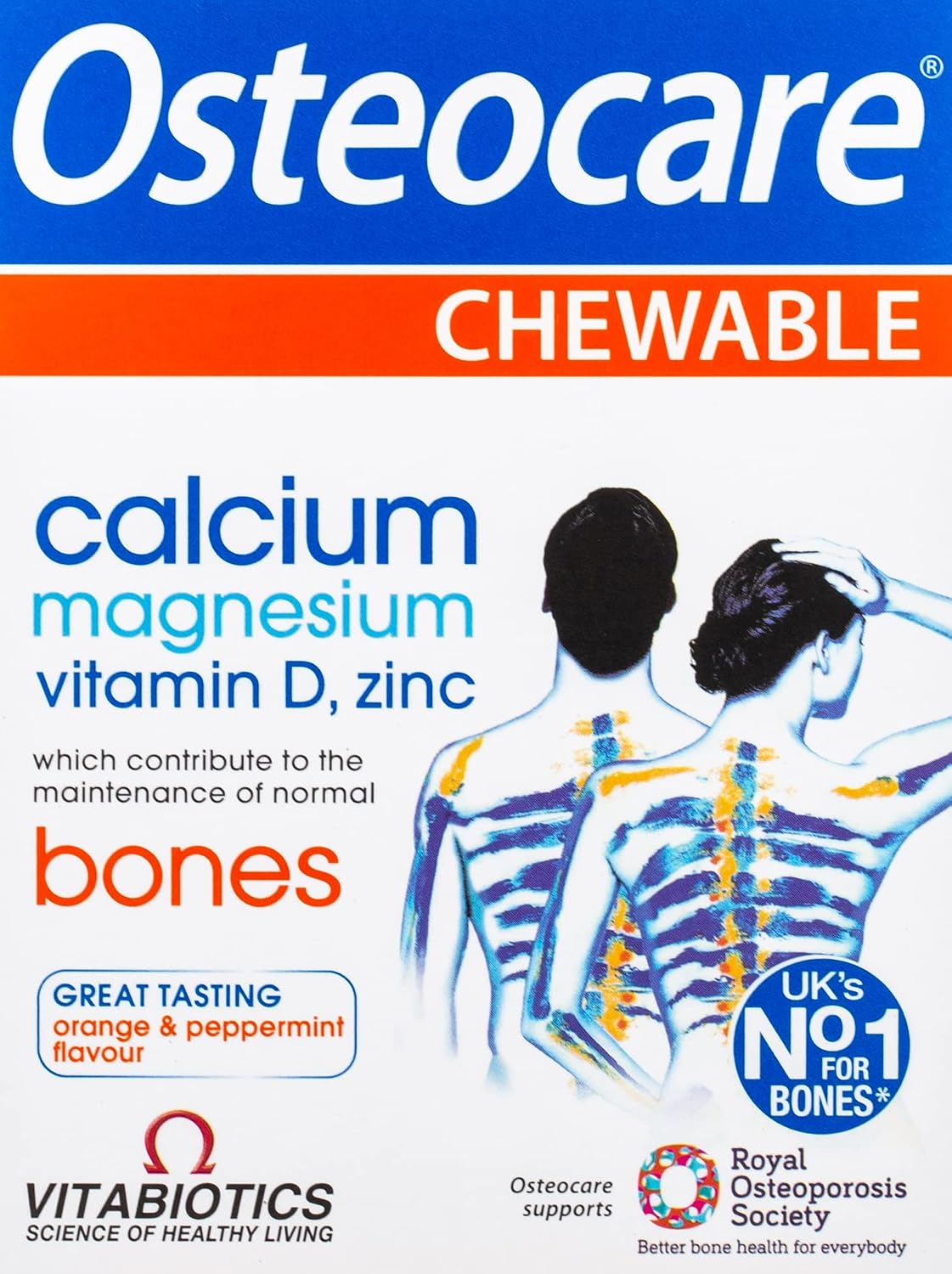 Vitabiotics Osteocare Chewable 30 Tablets - görsel 1