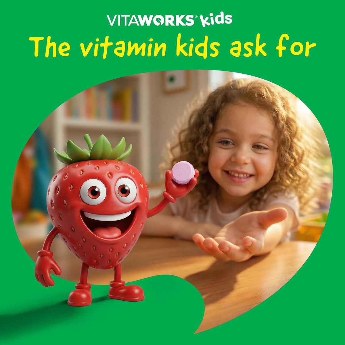 Kids Multivitamin with Iron & Minerals Chewable Tablets - Mixed Fruit Flavour - 120 Count - görsel 8